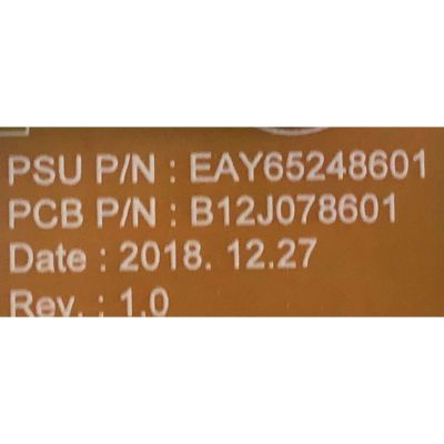 FUENTE DE PODER PARA TV LG EAY65248601 / LGP70T-19U1 / 65248601 / B12J078601 / E247691 / MODELOS 70UN6950ZUA / 70UM6970PUA / 70UN7070PUA / 70UN7370PUC / 70UM7370PUA / 70UM6970PUA.BUSMLOR / 70UM7370PUA.BUSMLOR / 70UN7370PUC.BUSMLKR / 70UN7070PUA.BUSMLKR   - Imagen 2