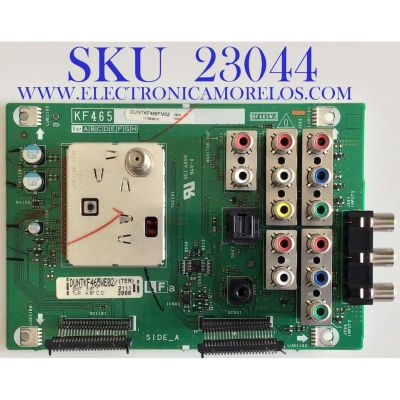 TARJETA DE A/V PARA TV SHARP / DUNTKF465FM02 / KF465 / DUNTKF465WE02 / PANEL LK400D3GIN10V / MODELO LC-40D78UN