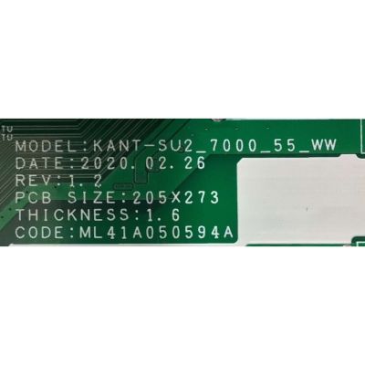 MAIN FUENTE (COMBO) PARA TV SAMSUNG 4K CRYSTAL UHD HDR SMART TV / NUMERO DE PARTE BN96-50973H / ML41A050594A / BN9650973H / VT55UH160 / PANEL´S CY-BT055HGJV3H / CY-BT055HGLV3H / MODELO UN55TU700D / UN55TU7300 / UN55TU700DFXZA FA01 / UN55TU7300DFXZA FA01 - Imagen 2