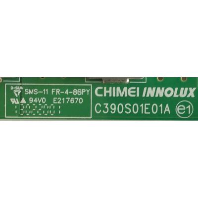 LED DRIVER PARA TV SEIKI / 27-D087014 / C390S01E01A / PANEL V390DK1-LS1 REV.C1 / MODELO SE39UY04	 - Imagen 3