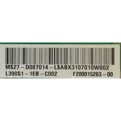 LED DRIVER PARA TV SEIKI / 27-D087014 / C390S01E01A / PANEL V390DK1-LS1 REV.C1 / MODELO SE39UY04	 - Imagen 2