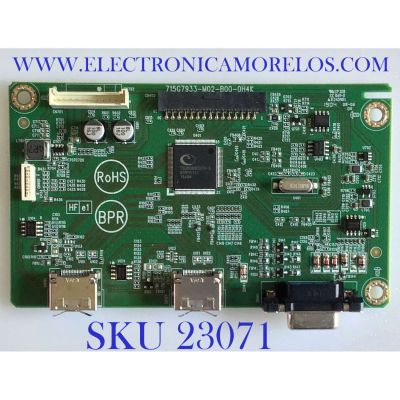 MAIN PARA MONITOR DELL / GQGCB0DL101 / 715G7933-M02-B00-0H4K / (Q)GQGCB0DL1010000 / PANEL M236HGE-L20 REV.C5 / MODELO 5E2417HG		