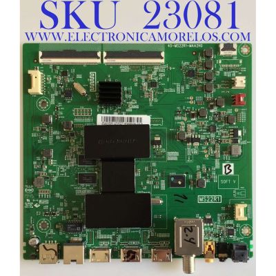 MAIN PARA TV TCL 4K·UHD·HDR / NUMERO DE PARTE SVSMS22R03-MA200AA / 40-MS22R1-MAA2HG / V8-ST2K01-LF1V2210 / NTV000016A / PANEL LVU550NDEL 5J9W01 / MODELO 55S421