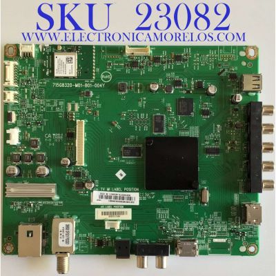 MAIN PARA TV VIZIO FULL HD SMART TV  RESOLUCION: 1920  X 1080 / 756TXICB02K0350 / 715G8320-M01-B01-004Y / (X)XICB02KD035020X/I8KKX1 / PANEL TPT320B5-FHBN0.K REV:49P2AN / MODELO D32F-F1 LTQUVMQU