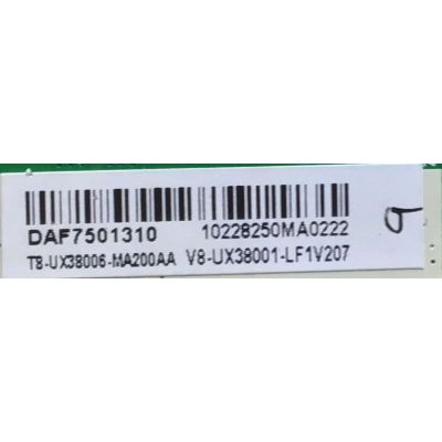 MAIN FUENTE  PARA TV INSIGNIA / T8-UX38006-MA200AA / 40-UX38M0-MAH2HG / V8-UX38001-LF1V207 / MODELO 32'' - Imagen 3