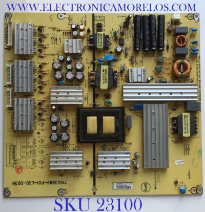 FUENTE DE PODER PARA TV INSIGNIA / ADTV98020ABH / 715G3899-P01-L30-003H / (T)98020ABH / PANEL T420HW07 / MODELO NS-42E570A11
