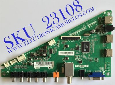 MAIN PARA TV INSIGNIA / 5425039091G / T.MS3393.71 / V320HWSD04 / A13030726 / PANEL V320HWSD04 / MODELO NS-32D200NA14