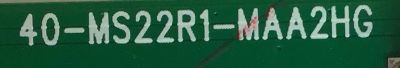 MAIN PARA TV TCL / 08-CS55TML-LC392AA / 40-MS22R1-MAA2HG / MS22R1 / 08-MS22R01-MA200AA / 08-MS22R01-MA300AA / PANEL LVU550NDEL CD9W18 / MODELO 55S421 - Imagen 2