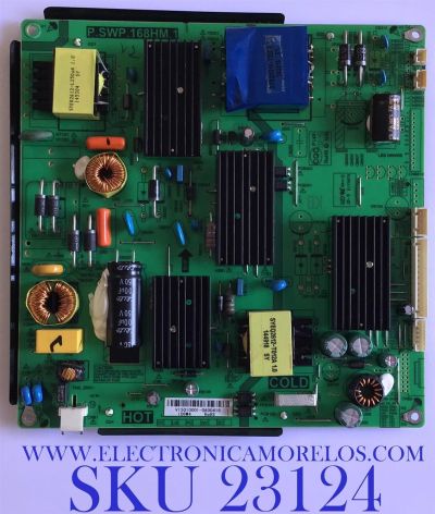 FUENTE DE PODER PARA TV POLAROID / NUMERO DE PARTE P.SWP.168HM.1 / ZN-L42-2 / PANEL LSC550FN01 / MODELOS ZM-L42-2 / DE550M3N4AU-YA4