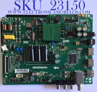 MAIN FUENTE PARA TV INSIGNIA / 3200492271 / TP.MS3553T.PB796 / 320021043002005 / N18051547 / PANEL BOEI320WX1-01 / MODELO NS-32D220NA18