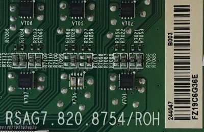 LED DRIVER PARA TV HISENSE / 244047 / RSAG7.820.8754/ROH / FZ19C6G36E / PANEL'S HD550V3U51-TAL3\S0\FJ\GM \ROH / HD550V3U51-TDL3\S0\FJ\GM\ROH / MODELO 55H8F - Imagen 2