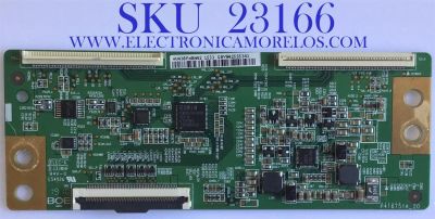 T-CON PARA TV VIZIO / HV430FHBN42  / P416751A_20 / 1533 OBY94 / PANEL BOEI430WU1_H / MODELO D43FX-F4 LHBFVNBV / LBVFVNSW