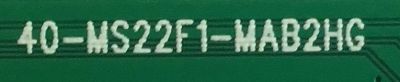 MAIN PARA TV TCL ORIGINAL 4K UHD HDR / NUMERO DE PARTE SVSMS22F03-MA200AA / 40-MS22F1-MAB2HG / V8-ST22K01-LF1V2178 / NTX00031A-01026 / DISPLAY V500DJ6-QE1 REV.C1 / MODELO 50S423 MEBA / 50S425 - Imagen 3
