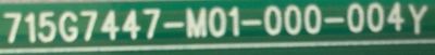 MAIN PARA TV SHARP / 756TXFCB01K0170 / 715G7447-M01-000-004Y / (X)XFCB01K017000X / PANEL TPT315B5-HVN05.A REV:S800B / MODELO LC-32LB370U - Imagen 3