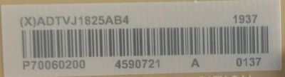 FUENTE DE PODER PARA TV VIZIO / ADTVJ1825AB4 / 715GA120-P01-000-003M / (X)ADTVJ1825AB4 / PANEL TPT700B5-U1T01.D REV:S01AQ / MODELO V705-G1 LTCHQTAV / V705-G1 LTCHQTBW - Imagen 2