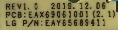 FUENTE PARA TV LG / NUM DE PARTE EAY65689411 / EAX69061001 / MODELO OLED65CXAUA / OLED65CXPUA / OLED65C1PUB / OLED65CXAUA.DUSQLJR / OLED65CXAUA.BUSWLJR / OLED65CXPUA.BUSWLJR / OLED65CXPUA.DUSQLJR / OLED65C1PUB.BUSYLJR / OLED65A1AUA - Imagen 3