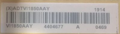 FUENTE DE PODER PARA TV VIZIO / ADTVI1850AAY / 715G9301-P01-001-003M / (X)ADTVI1850AAY / PANEL T650QVF09.2 / MODELO PX65-G1 LTMAYOKV / PX65-G1 LTYAYONW - Imagen 4