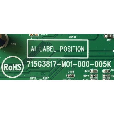 MAIN PARA TV INSIGNIA / 756TXACB1K00106 / 715G3817-M01-000-005K / (T)TXACB1K00106 / PANEL T420HW07 V.1 / MODELO NS-42E570A11 - Imagen 3