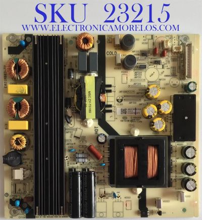 FUENTE DE PODER PARA TV JVC / TV5502-ZC02-01 / 20191219 / M80/2130002076 / 100012585 / MODELO LT-49EM75 / ESTA TARJETA ES CHINA Y ES UTILIZADA EN DIFERENTES MARCAS Y MODELOS ENTRAR A DESCRIPCIÓN DEL PRODUCTO