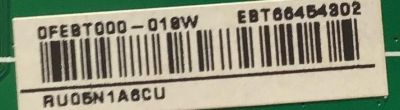 MAIN PARA TV LG 4K·UHD·HDR SMART TV / NUMERO DE PARTE EBT66454302 / EAX69083603 / EAX69083603(1.0) / 66454302 / PANEL NC550DQG-ABHX3 / MODELO 55UN7300AUD / 55UN7300AUD.BUSFLKR - Imagen 2