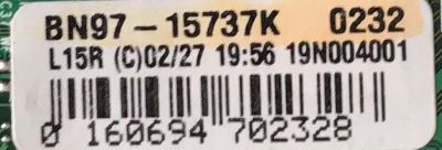 MAIN PARA SMART TV SAMSUNG QLED 4K CON HDR RESOLUCION (3840 x 2160) / BN94-14259L / BN41-02695A / BN97-15737K / PANEL CY-TR075FLLV3H / MODELO QN75Q70RAFXZA FA01 - Imagen 3