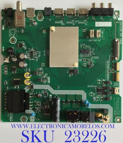 MAIN PARA SMART TV HISENSE FULL HD ROKU RESOLUCION (1920x1080) / 248274 / RSAG7-820-8974/ROH / 40E5602EUR / PANEL V400HJ6-PE1 REV:C3 / MODELO 40H4F