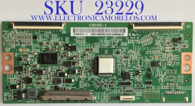 T-CON PARA TV SONY / NUMERO DE PARTE 1-007-123-11 / 34291100920 / CSC05-1 / ST5461D11-1 / 34291100920A21 / PANEL YSAF055CNS01 / MODELOS KD-55X75CH / KD55X75CH / KD-55X750H