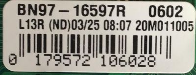 MAIN PARA SMART TV SAMSUNG 4K RESOLUCION (3840 x 2160) / BN94-15785R / BN41-02756A / BN97-16597R / PANEL CY-RT065HGAV4H / DISPLAY BN96-50242A / T650QVN08.C / MODELOS  QN65Q60TAFXZA AD02 / QN65Q6DTAFXZA AD02 / QN65Q60TBFXZA AD02 - Imagen 3