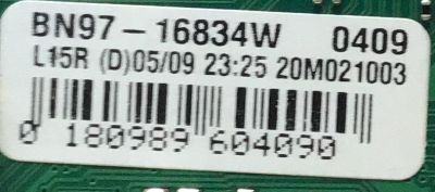 MAIN ORIGINAL PARA SMART TV SAMSUNG 4K UHD HDR / NUMERO DE PARTE BN94-15910A / BN41-02756B / BN97-16834W / BN9415910A / BN96-50334B / BN96-5038A / PANEL CY-NT065HGAV1H / DISPLAY T650QVN08.C / BN96-50242A / MODELO UN65TU850DFXZA / UN65TU850DFXZA AA02 - Imagen 2