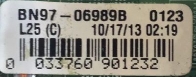 MAIN PARA TV SAMSUNG / BN94-06143B / BN41-01937B / BN97-06989B / SUSTITUTA BN94-06143A / PANEL CY-DE600CGSV2V / MODELOS UN60EH6003FXZA HH01 / UN60EH6003FXZC - Imagen 3