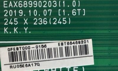 MAIN PARA SMART TV LG 4K UHD NanoCell CON HDR RESOLUCION (3,840 x 2,160) / NUMERO DE PARTE EBT66468201 / EAX68990203(1.0) / EAX68990203 / PANEL NC750DQB-AAJH1 / MODELO  75NANO90UNA / 75NANO90UNA.BUSWLJR / 75NANO90UNA / 75NANO91ANA.BUSWLJR - Imagen 2