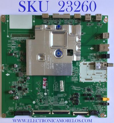 MAIN PARA SMART TV LG 4K UHD NanoCell CON HDR RESOLUCION (3,840 x 2,160) / NUMERO DE PARTE EBT66468201 / EAX68990203(1.0) / EAX68990203 / PANEL NC750DQB-AAJH1 / MODELO  75NANO90UNA / 75NANO90UNA.BUSWLJR / 75NANO90UNA / 75NANO91ANA.BUSWLJR