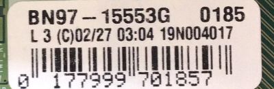 MAIN PARA SMART TV SAMSUNG 4K QLED CON HDR 8X⁸ RESOLUCION (3,840 x 2,160) / BN94-14048B / BN41-02695A / BN97-15553G / PANEL CY-TR085FLAV1H / MODELO QN85Q70RAFXZA AA01 - Imagen 4