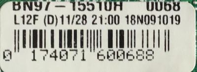 MAIN PARA SMART TV SAMSUNG QLED 4K HDR 4Core RESOLUCION (3840 x 2160) / BN94-14136Z / BN41-02695A / BN97-15510H / PANEL CY-RR055FGHV1H / MODELO QN55Q6DRAFXZA CA03 - Imagen 2