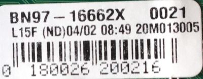 MAIN PARA TV SAMSUNG 4K·UHD·HDR SMART TV / NUMERO DE PARTE BN94-15313G / BN41-02756A / BN97-16662X / BN9415313G / PANEL CY-BT043HGEV1H / MODELO UN43TU8000 / UN43TU8000FXZA BA01 - Imagen 3