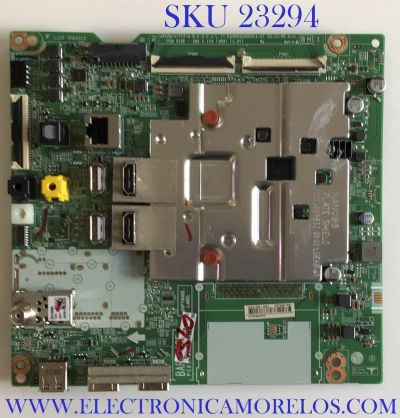 MAIN PARA SMART TV LG 4K Ultra HD CON HDR RESOLUCION (3,840 x 2,160) / EBT66517001 / EAX69109604(1.0) / MODELO 65NANO85UNA