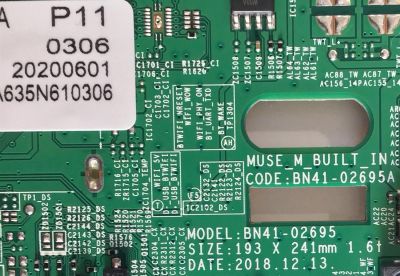 MAIN PARA SMART TV SAMSUNG  4K Ultra HD HDR QLED / BN94-14784E / BN41-02695A / BN97-15510H / PANEL CY-RR075FGHV1H / MODELO QN75Q6DRAFXZA CA03 / QN75Q60RAFXZA CA03  - Imagen 2