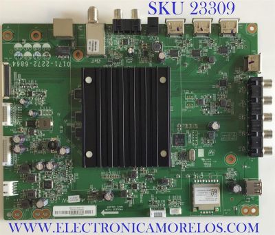 MAIN PARA SMART TV VIZIO 4k Hdr RESOLUCION (3840 X 2160) / 3665-0722-0150 / 0171-2272-6864 / 3665-0722-0395 / PANEL LSC650FN04-J01 / MODELO E65-F0 LAUSWVKU