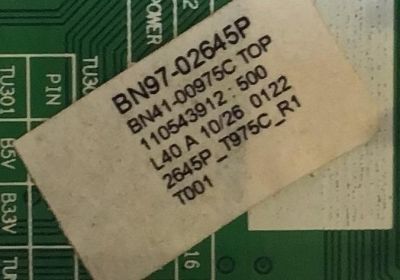 MAIN PARA TV SAMSUNG / BN94-02132P / BN41-00975C / BN97-02645P / PANEL T370HW02 V.4 / MODELO LN37A550P3FXZA / PARTES SUSTITUTAS BN94-01628G / BN94-01628S / BN94-01723G / BN96-09541A - Imagen 2