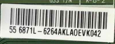T-CON PARA TV LG OLED SMART TV / NUMERO DE PARTE 6871L-6264A / 6870C-0280A / 6264A / PANEL LC550AQD (EJ)(AB) / MODELO OLED55B6P-U / OLED55B6P-U.BUSZLJR - Imagen 3