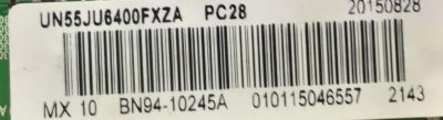 MAIN PARA TV SAMSUNG 4K UHD SMART TV / NUMERO DE PARTE BN94-10245A / BN41-02443A / BN9410245A / BN9710096K / BN94-10245A / PANEL CY-GJ055HGEV4H / MODELO UN55H6350 / UN55H6350AFXZA TH01 / UN55JU6400 / UN55JU6400FXZA FD05 - Imagen 2