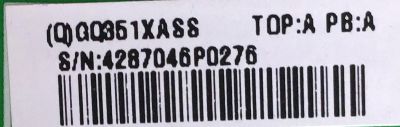 FUENTE DE PODER PARA TV ACER / GQ351XASS / 715G8023-P02-002-003S / (Q)GQ351XASS / PANEL TPT430U3-EQYSHM.G REV:S1M / MODELO ET430K WMIIQPPX - Imagen 3