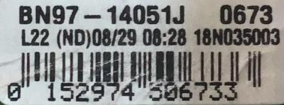 MAIN ORIGINAL PARA SMART TV SAMSUNG QLED 4K / NUMERO DE PARTE BN94-12831E / BN41-02634A / BN97-14051J / BN41-02634 / PANEL CY-QN055FLLV3H / DISPLAY LSF550FF01-M02 / BN96-42069A / MODELO QN55Q7FNAFXZA FA02 - Imagen 2
