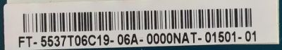 T-CON PARA TV PROSCAN / 55.37T06.C19 / 31T12-C04 / 5537T06C19 / T315HW05 V0/V1 / PANEL T370HW04 V.1 / MODELO PLED3792A - Imagen 3
