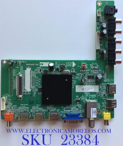 MAIN PARA TV W BOX / 9011-11T828-96373081 / MSD3458 T8B / 90Q18080422-00033 / PANEL K490WDC2 / MODELO 0E-49LED4K