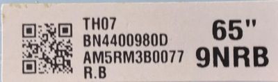 LED DRIVER PARA TV SAMSUNG / NUMERO DE PARTE BN44-00980D / L65S9NRB_RHS / BN4400980D / PANEL'S CY-TR065FLLV1H / CY-TR065FLAV1H / MODELOS QN65Q90RAFFXZA FA02 / QN65Q90RAFXZA FA02 / QN65Q90RAFXZA AA01 - Imagen 3