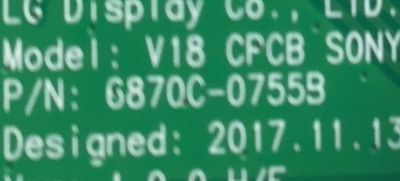 T-CON PARA TV SONY / 6871L-5829A / 6870C-0755B / 5829A / PANEL LE650AQR (EL)(A1) / MODELO XBR-65A8F - Imagen 4