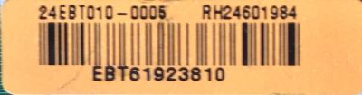 MAIN PARA TV LG / EBT61923810 / EAX64349207(1.4) / RH24601984 / MODELO 60PM6700-UB.AUSLLHR - Imagen 3