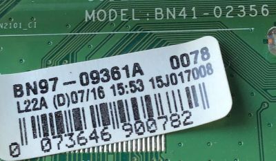 MAIN PARA TV SAMSUNG BN94-08276A / BN41-02356A / BN97-09361A / SUSTITUTAS BN94-10155W / BN94-07834A / BN94-07834C / BN94-08276C / BN94-10155Y / PANEL CY-QJ055FLLV1H / MODELO UN55JS8500FXZA TH01 - Imagen 3