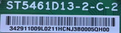 T-CON PARA TV TCL / NUMERO DE PARTE 342911009L / ST5461D13-2-C-2 / C052247BOF / 342911009L0211 / PANEL'S TPT550U2-D132.L REV:S21B / LVU550NDJL CD9W00 V1 / LVU550CSDX E0257 / DISPLAY ST5461D13-2 VER.2.2 / MODELOS NS-55DF710NA21 / 55R82 / 55R83 / 55S535 - Imagen 2